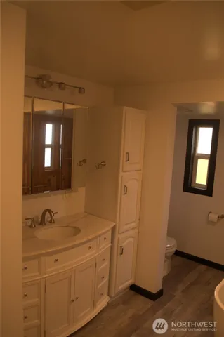 a view of a bathroom