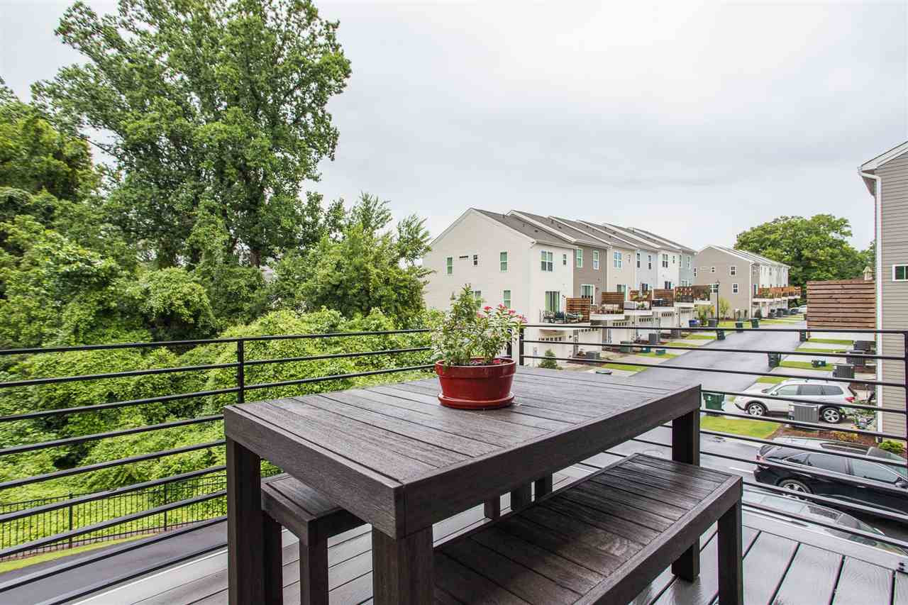 660 Watauga Street Raleigh, NC 27604 - Photo 5 of 29 Rear Balcony Overlooking Trees