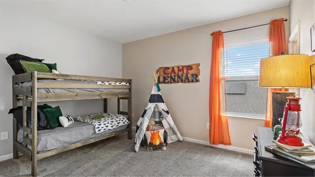 a room with toys and a table