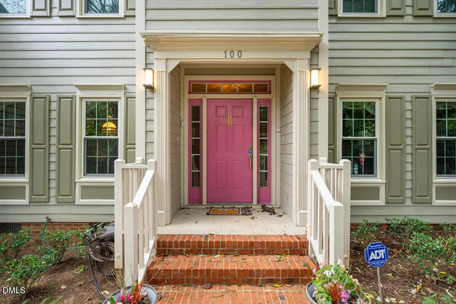a front view of a house with a porch
