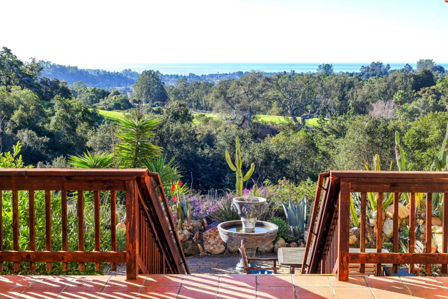 2494 North Rodeo Gulch Road Soquel, CA 95073 - Photo 14 of 34 a view of a balcony with wooden floor and outdoor seating