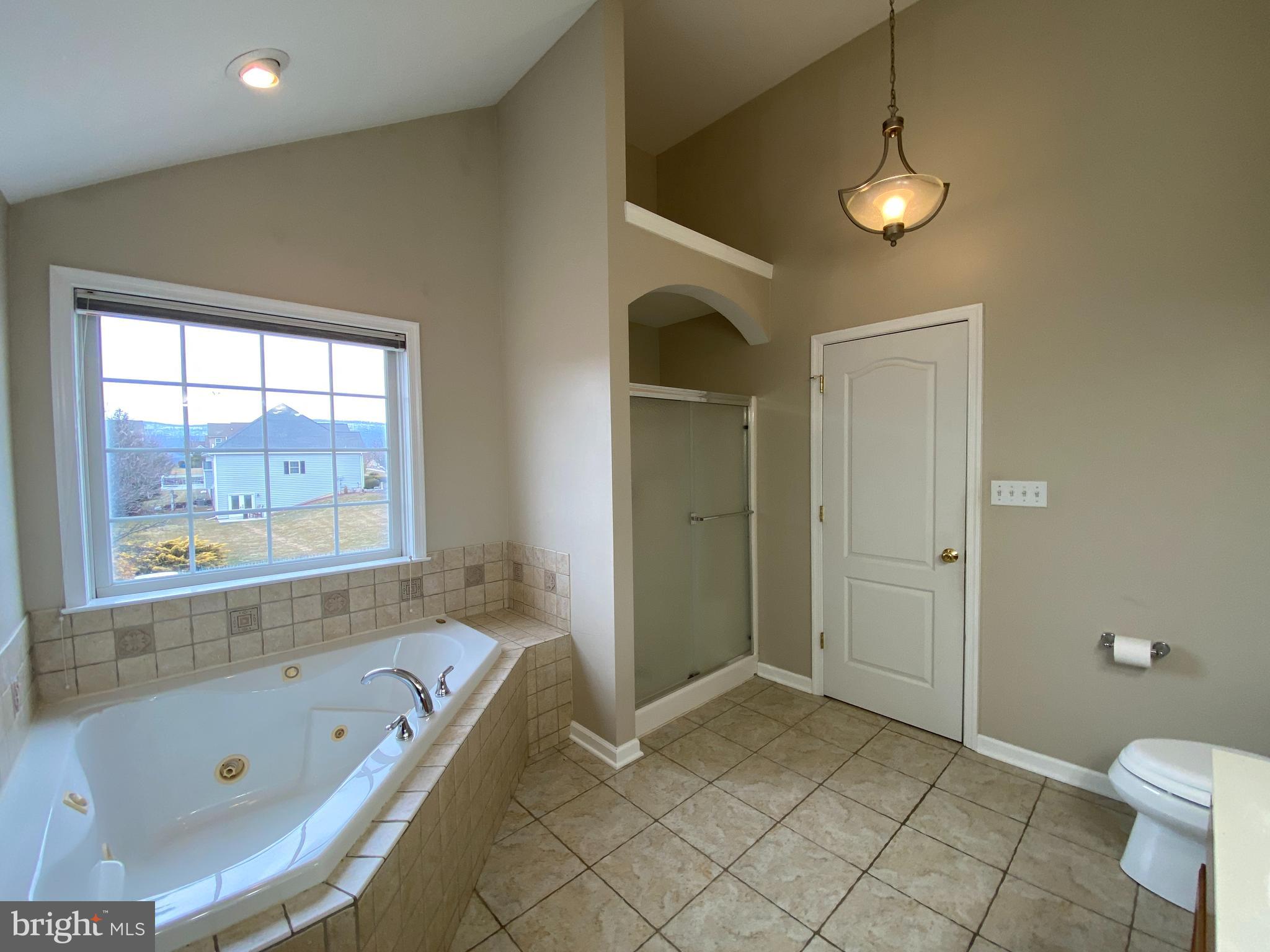 145 Long View Carlisle, PA 17013 - Photo 15 of 27 a bathroom with a tub a toilet and a shower