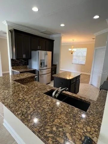 a living room with a couch and a coffee table