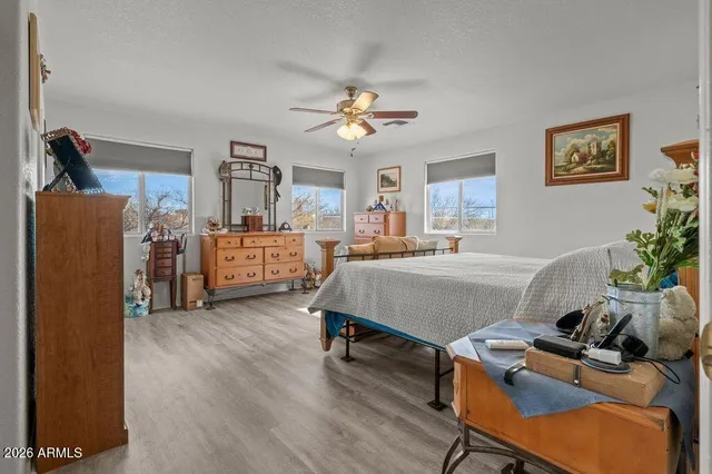 a room with furniture and a workspace