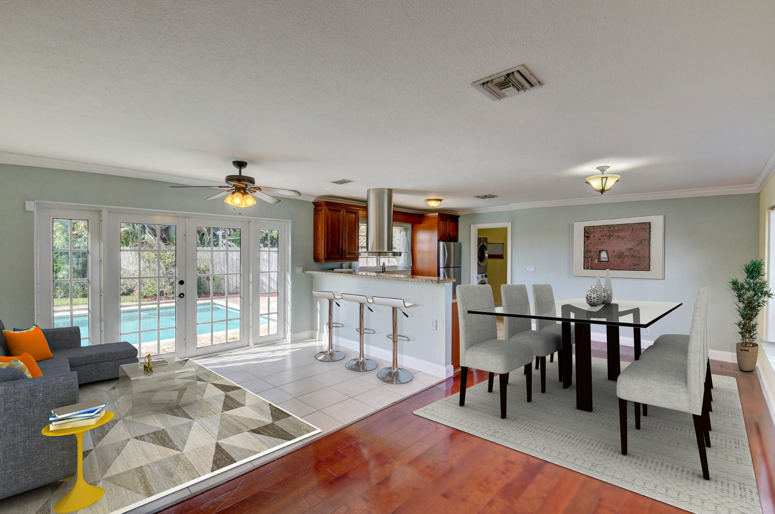 1100 West Camino Real Boca Raton, FL 33486 - Photo 5 of 35 Open Concept - Virtually Staged