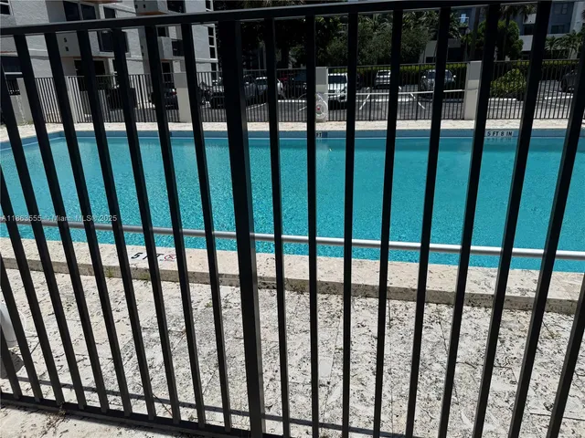a view of wooden balcony