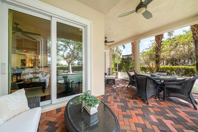 a view of a garden with pathway