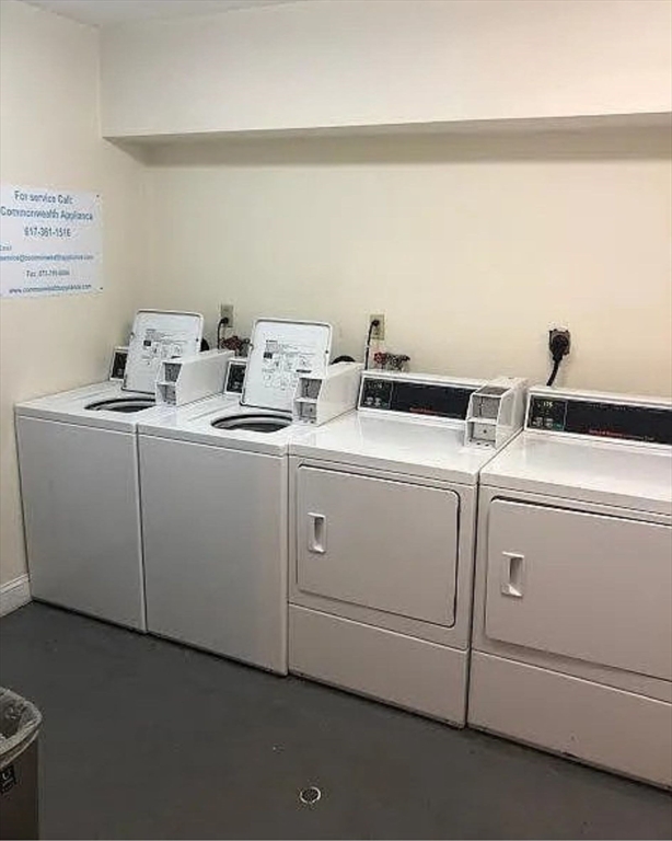 533 Columbus Avenue, Unit 8 Boston, MA 02118 - Photo 11 of 21 a utility room with dryer and washer