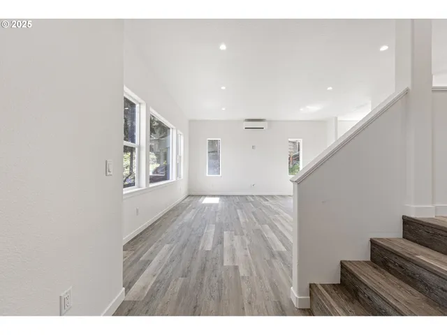 a view interior of house and wooden floor