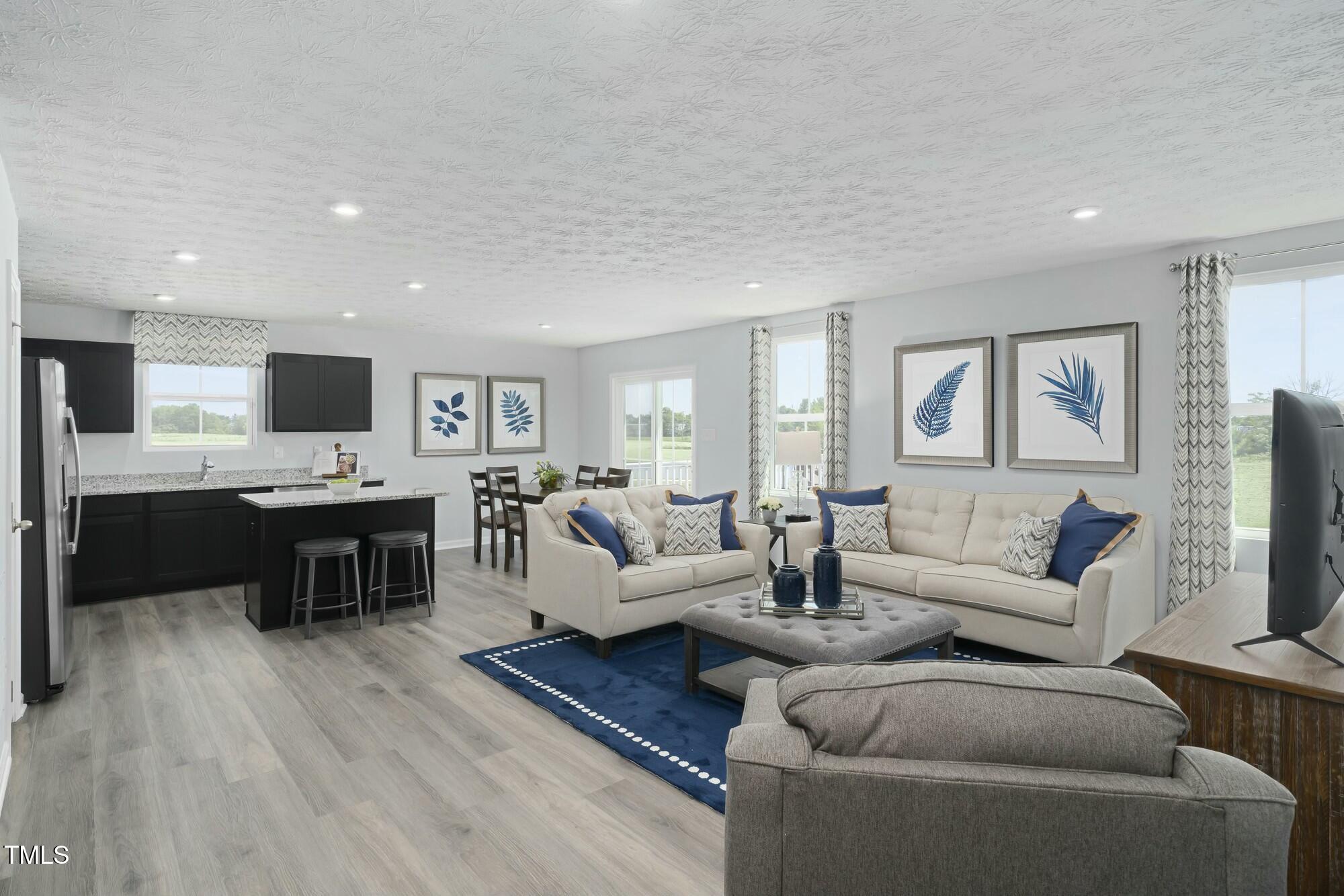 3941 Dragonfly Road Bailey, NC 27807 - Photo 6 of 12 a living room with furniture and a flat screen tv