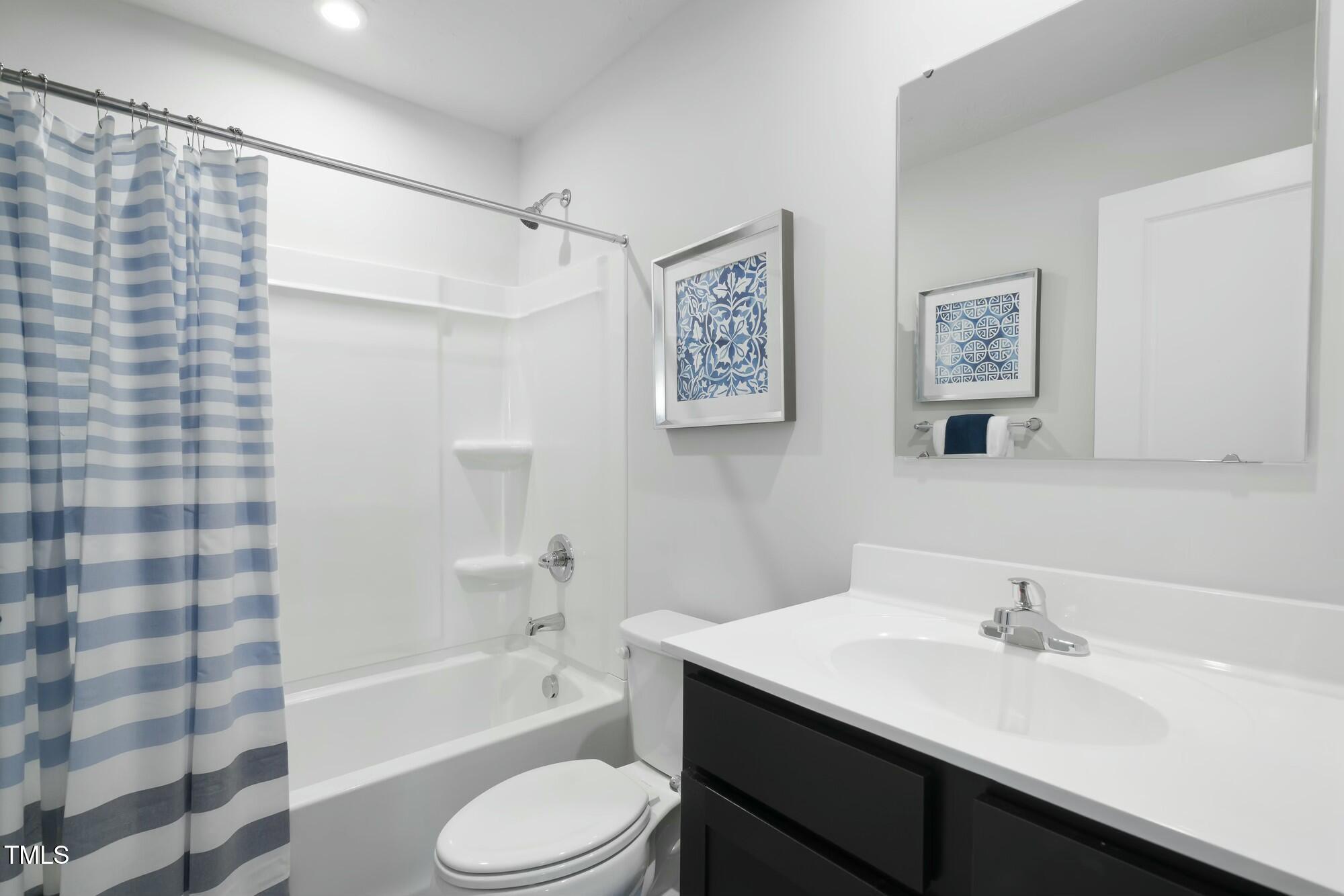3941 Dragonfly Road Bailey, NC 27807 - Photo 10 of 12 a bathroom with a sink a toilet and shower