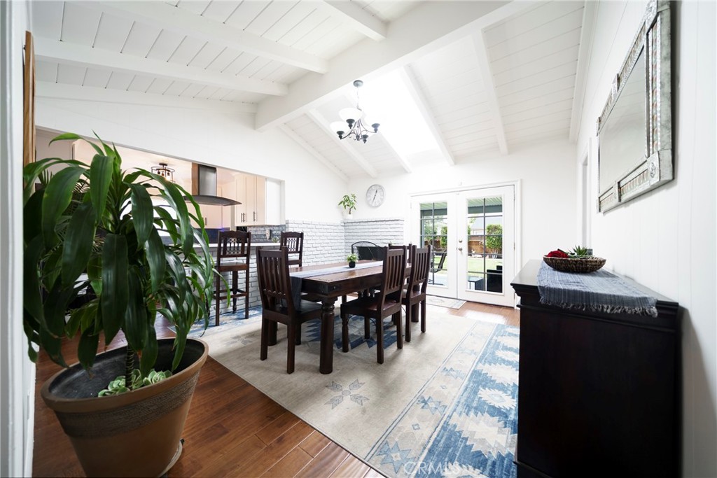 6937 Broadway Whittier, CA 90606 - Photo 6 of 27 a view of a dining room with furniture and chandelier