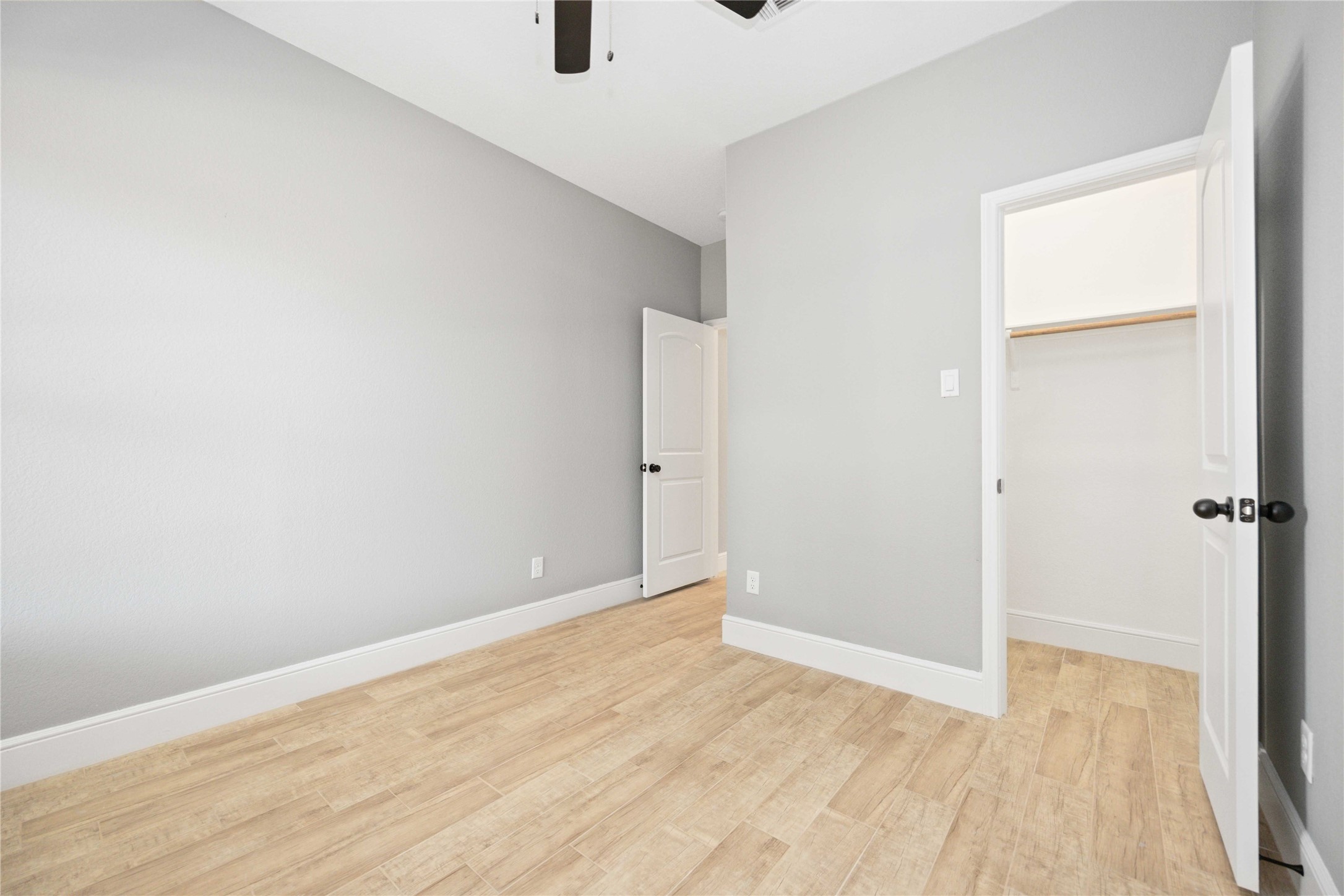 4651 Mallow Street, Unit B Houston, TX 77051 - Photo 21 of 22 wooden floor in an empty room