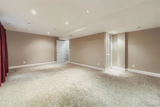 a view of an empty room