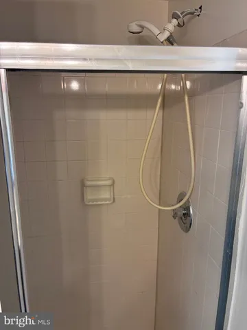 a close view of shower tap