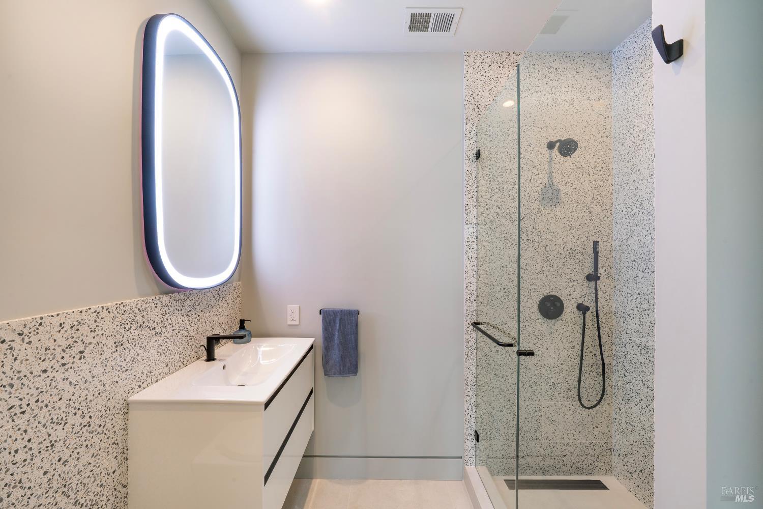 983 Grove Street Healdsburg, CA 95448 - Photo 47 of 52 a bathroom with a sink a toilet and shower