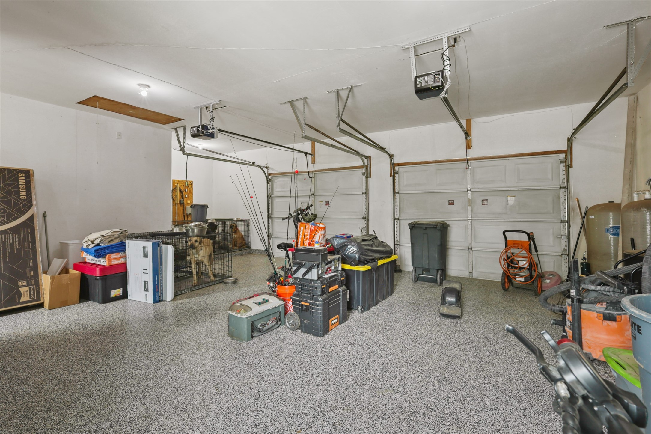 43919 Austin Branch Road Hempstead, TX 77445 - Photo 36 of 48 Double car garage featuring epoxy flooring.