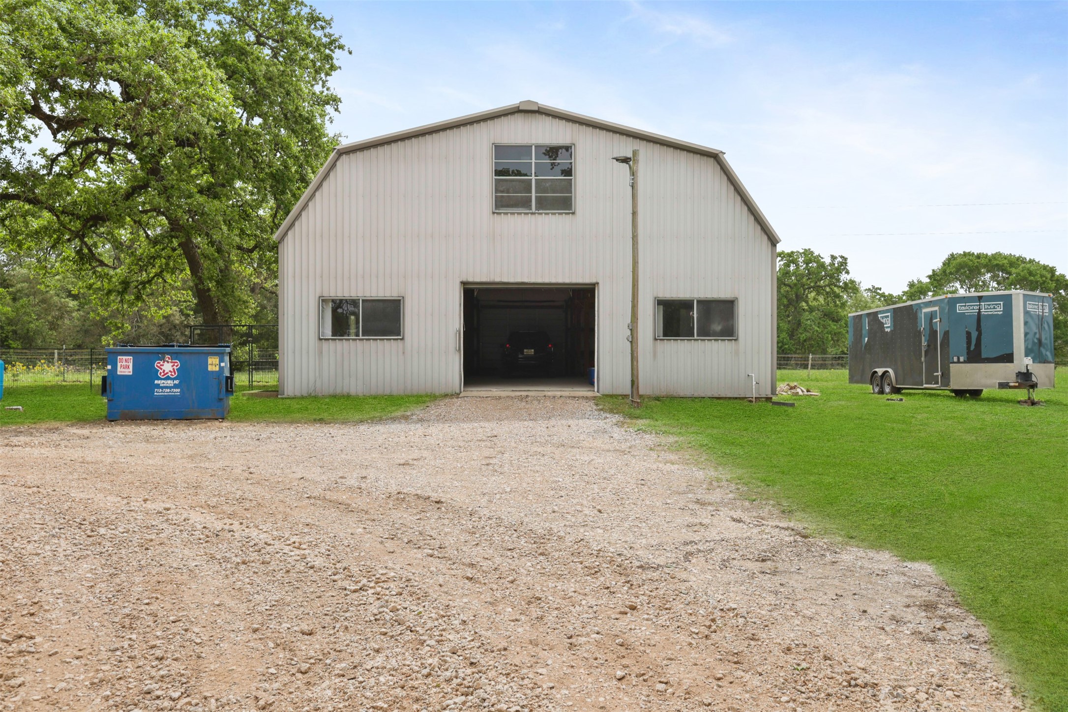 43919 Austin Branch Road Hempstead, TX 77445 - Photo 40 of 48 Large workshop with abundant space for tools, toys, and hobbies.