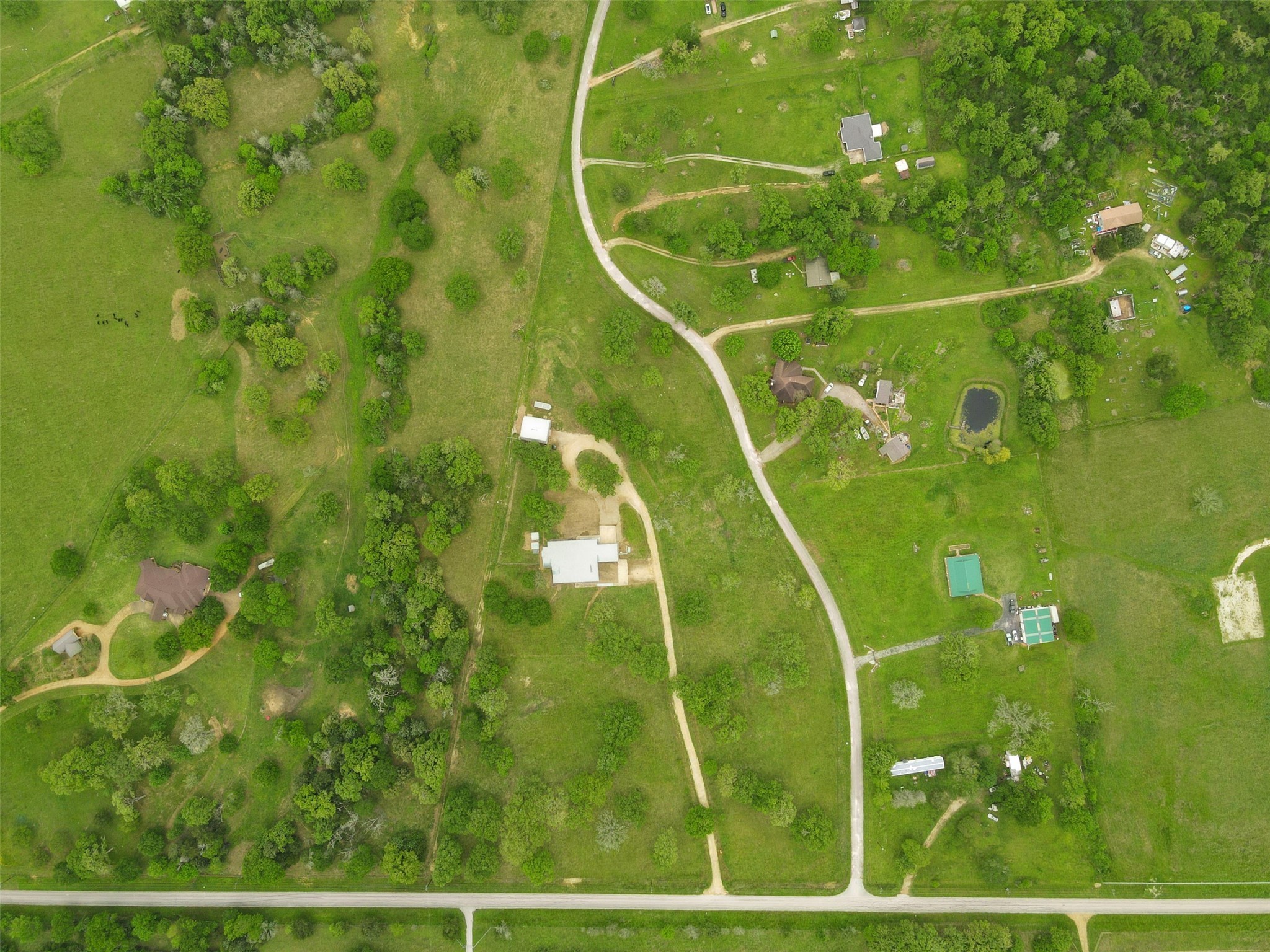 43919 Austin Branch Road Hempstead, TX 77445 - Photo 45 of 48 Sweeping aerial views of your private 9.54-acre estate.