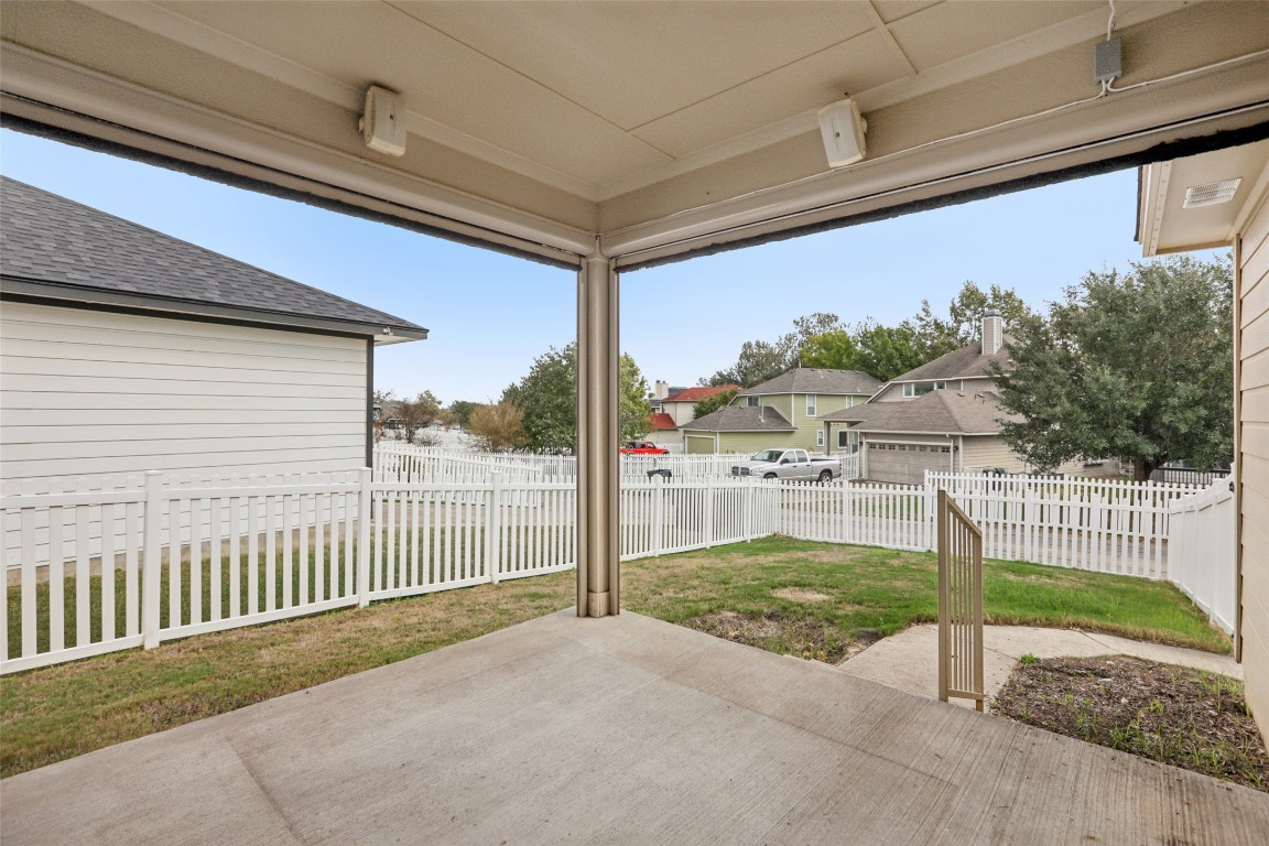 4937 Hartson Kyle, TX 78640 - Photo 35 of 40 a view of a backyard with wooden fence