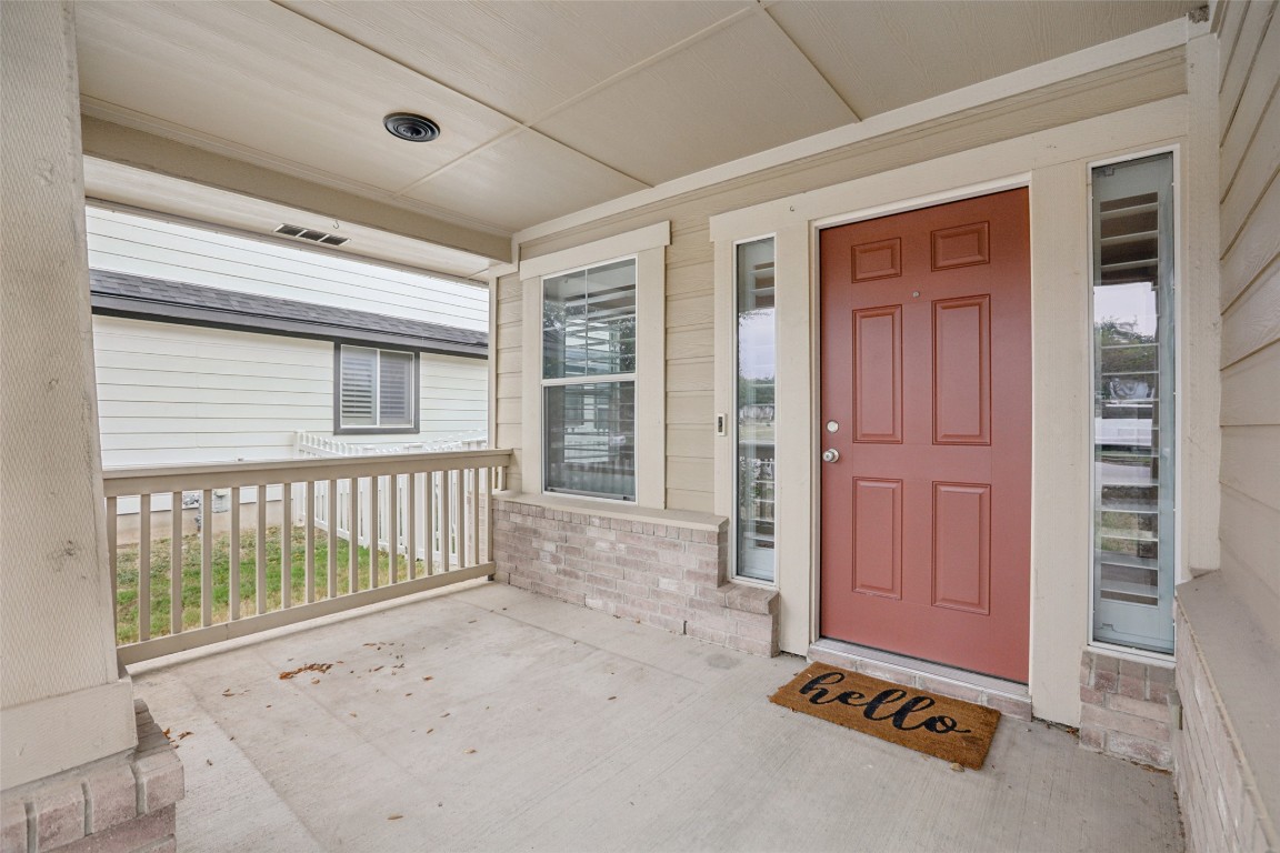 4937 Hartson Kyle, TX 78640 - Photo 7 of 40 a view of a hallway with entryway door