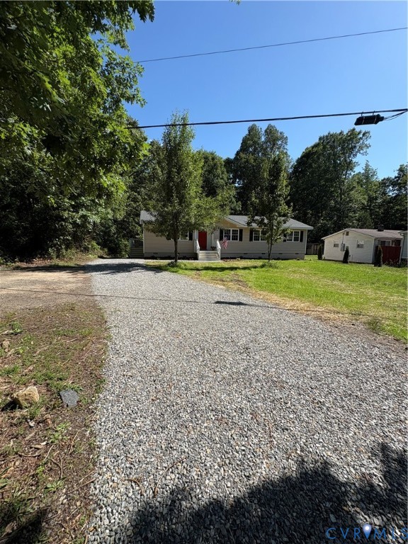 3011 Quaker Road Quinton, VA 23141 - Photo 26 of 31 The new driveway along the side of the house