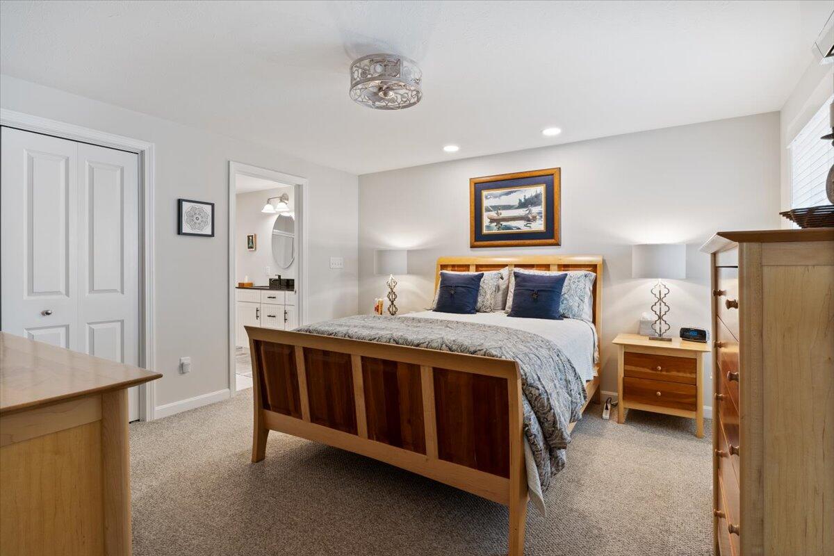 170 Millbrooke Farm Road, Unit 170 Wells, ME 04090 - Photo 31 of 48 1st floor primary bedroom & laundry