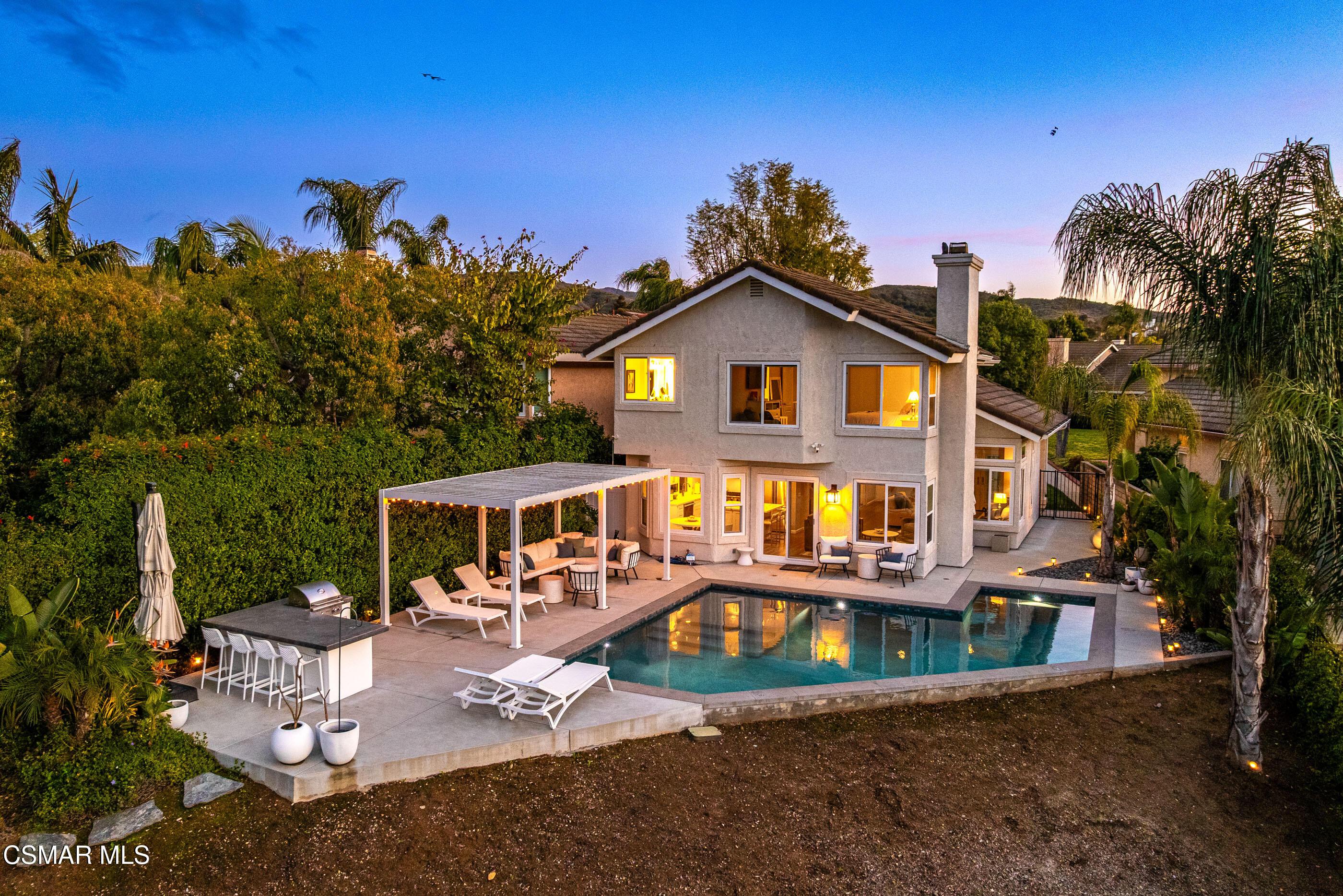 575 Fairfield Road Simi Valley, CA 93065 - Photo 5 of 57 a view of a house with patio and swimming pool