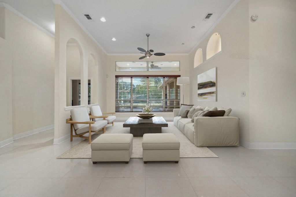 60 Windy Acres Road Brenham, TX 77833 - Photo 5 of 40 Formal Living Virtual Staging