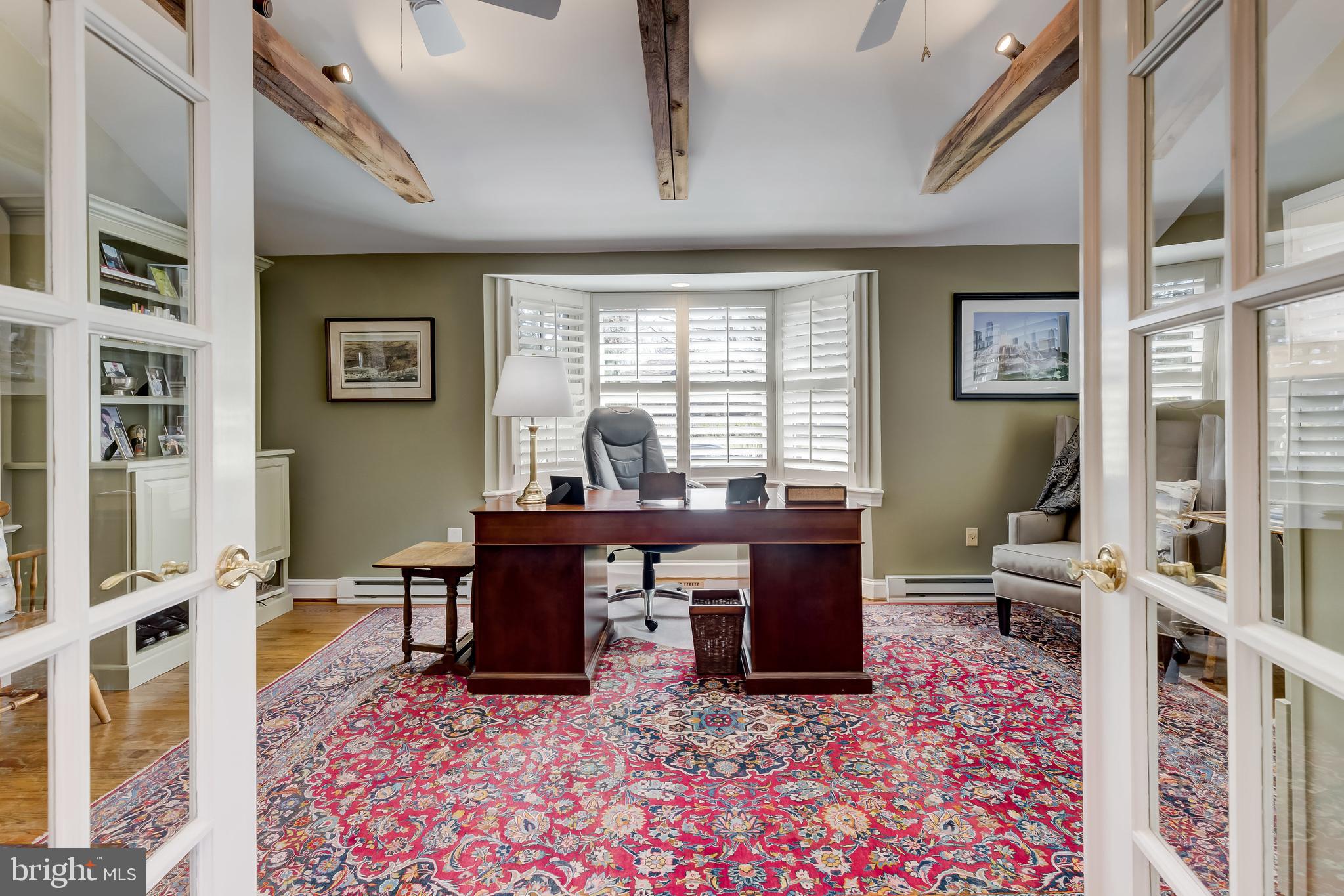 7305 Brightside Road Baltimore, MD 21212 - Photo 23 of 96 French Glass Doors to the Private Study