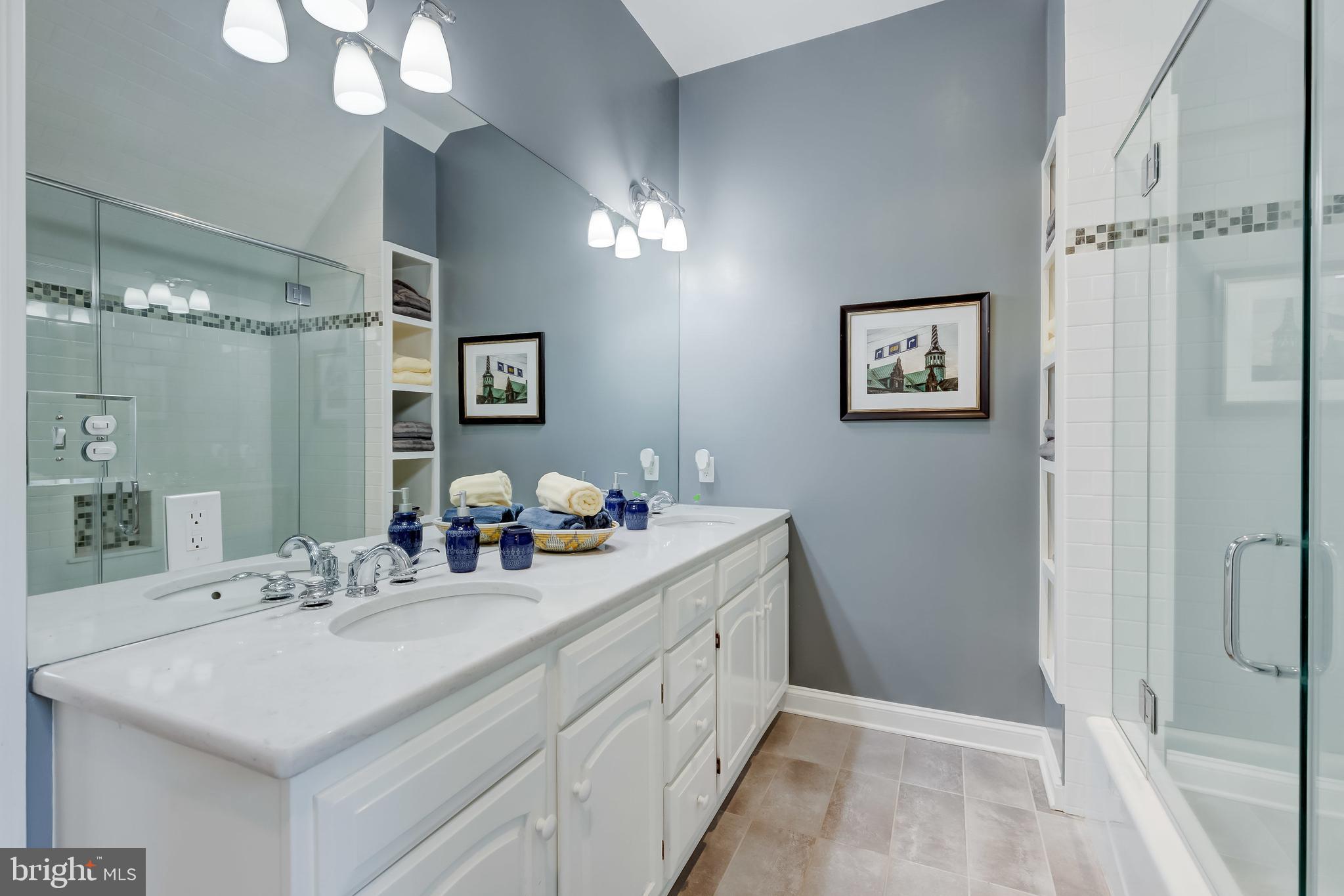 7305 Brightside Road Baltimore, MD 21212 - Photo 56 of 96 Upstairs Hall bath with double vanity
