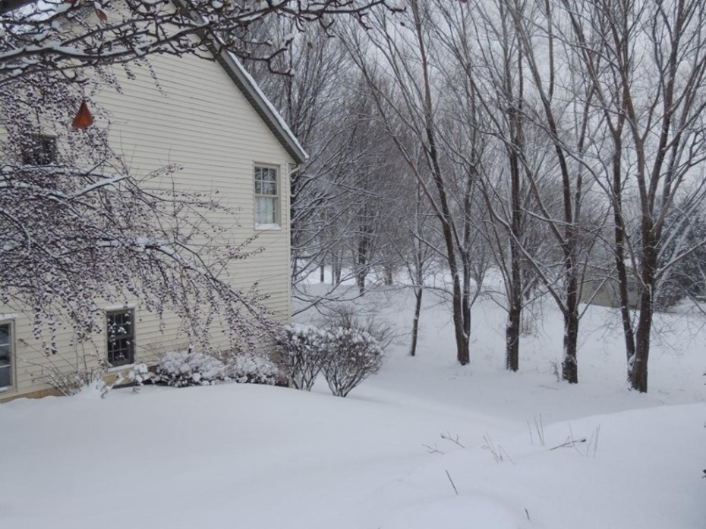Side of home and to the rear view