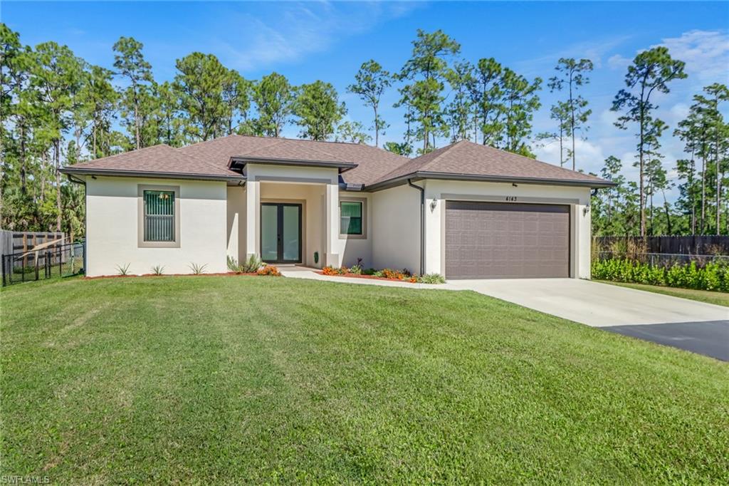 front view of house with a yard