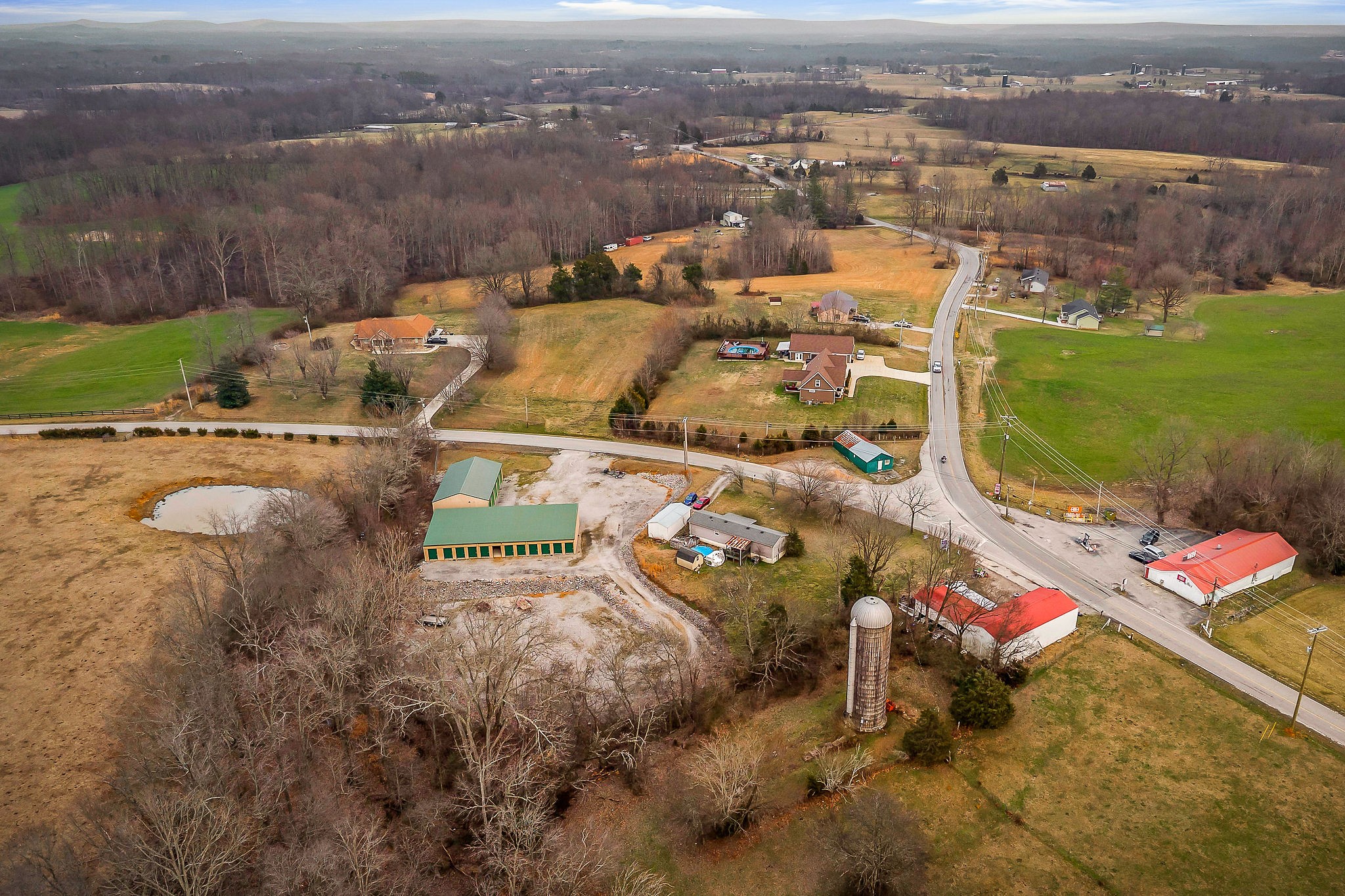8955 Baxter Road Baxter, TN 38544 - Photo 16 of 18 an aerial view of residential houses with outdoor space