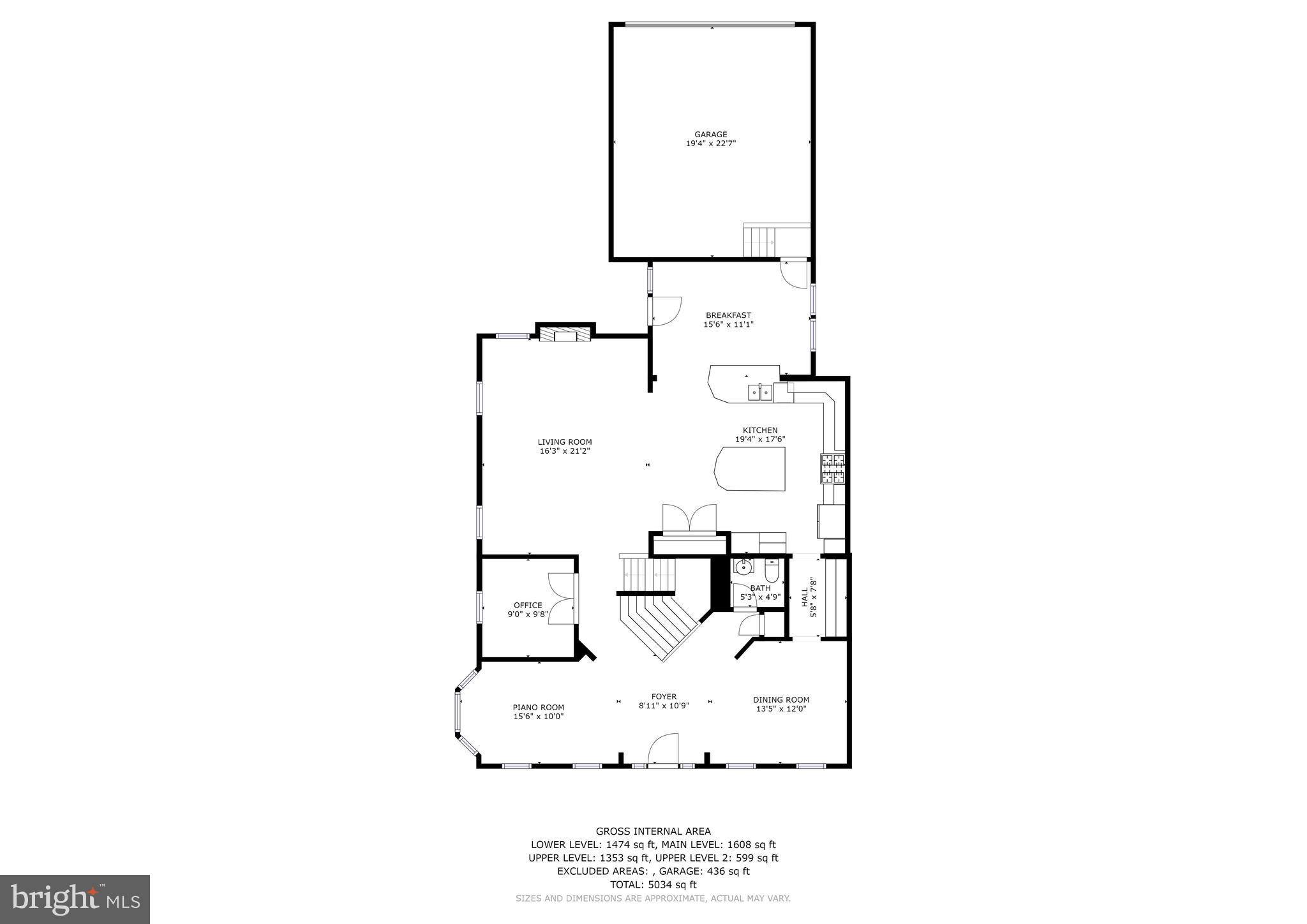 7618 Spring Avenue Fulton, MD 20759 - Photo 41 of 45 Main Level Floor Plan