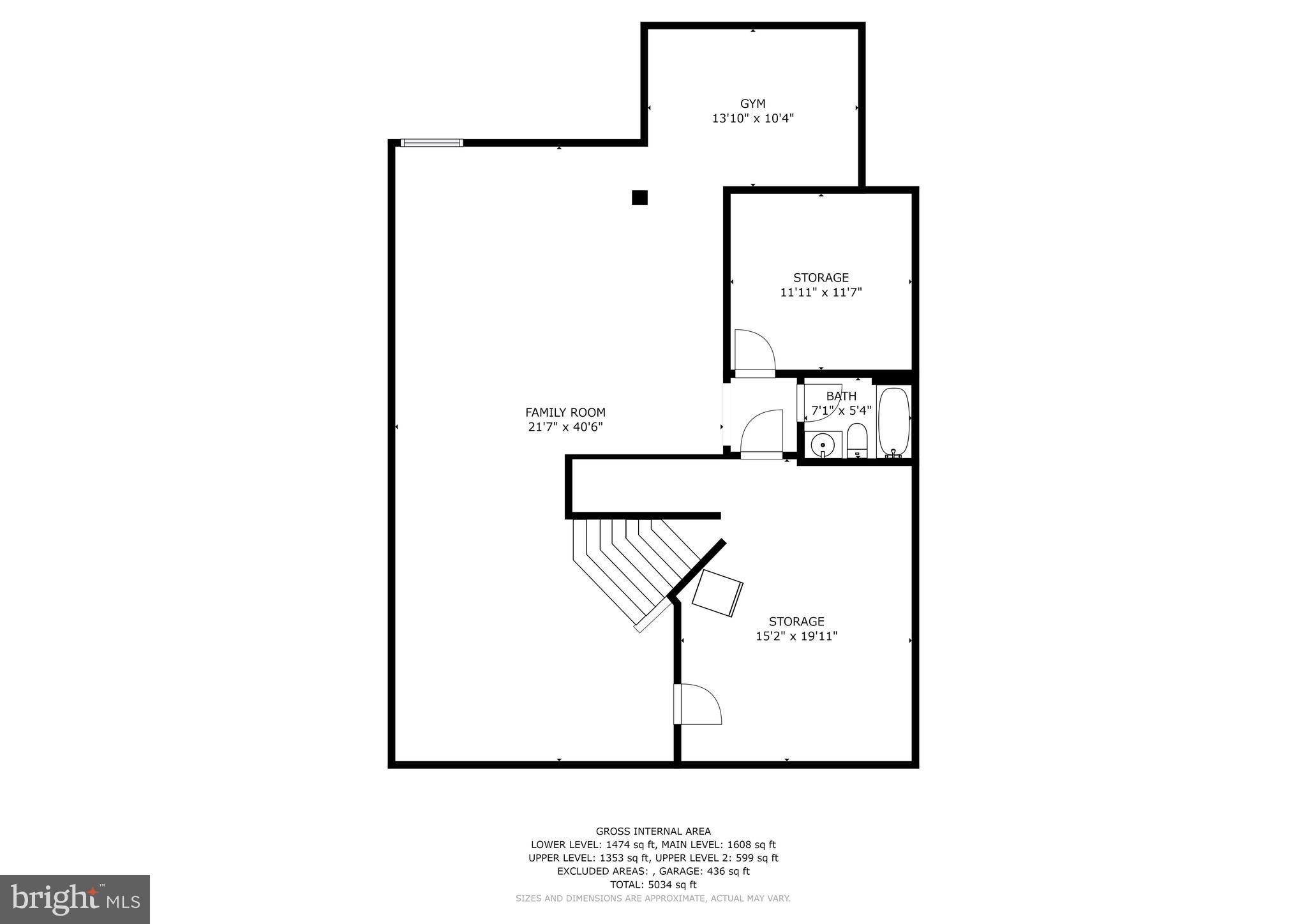 7618 Spring Avenue Fulton, MD 20759 - Photo 44 of 45 Lower Level Floor Plan