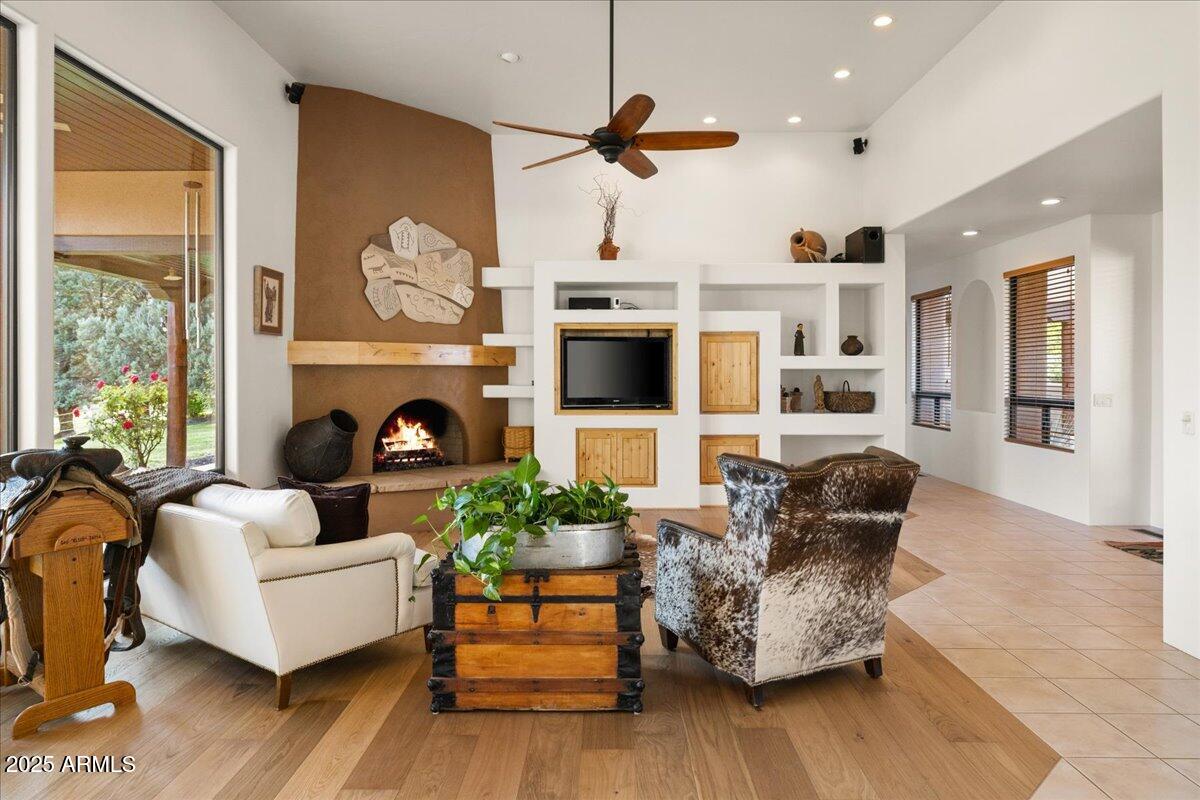 1575 Rio Verde Lane Camp Verde, AZ 86322 - Photo 11 of 57 a living room with furniture fireplace and window