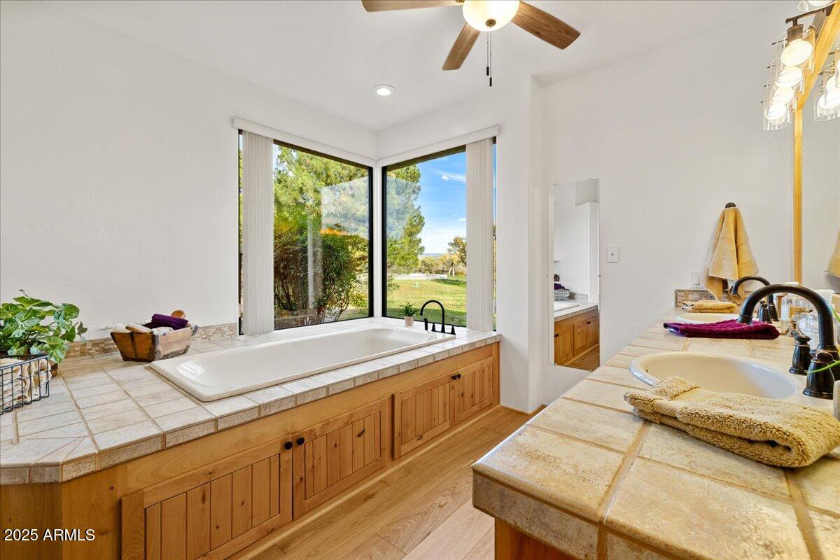 1575 Rio Verde Lane Camp Verde, AZ 86322 - Photo 26 of 57 a kitchen with a sink and a refrigerator