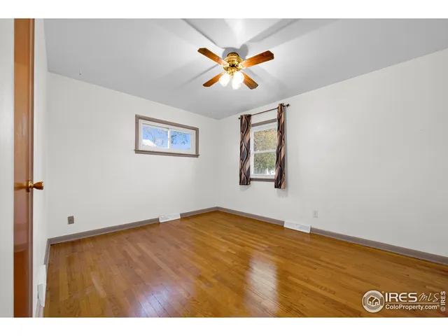 a view of an empty room