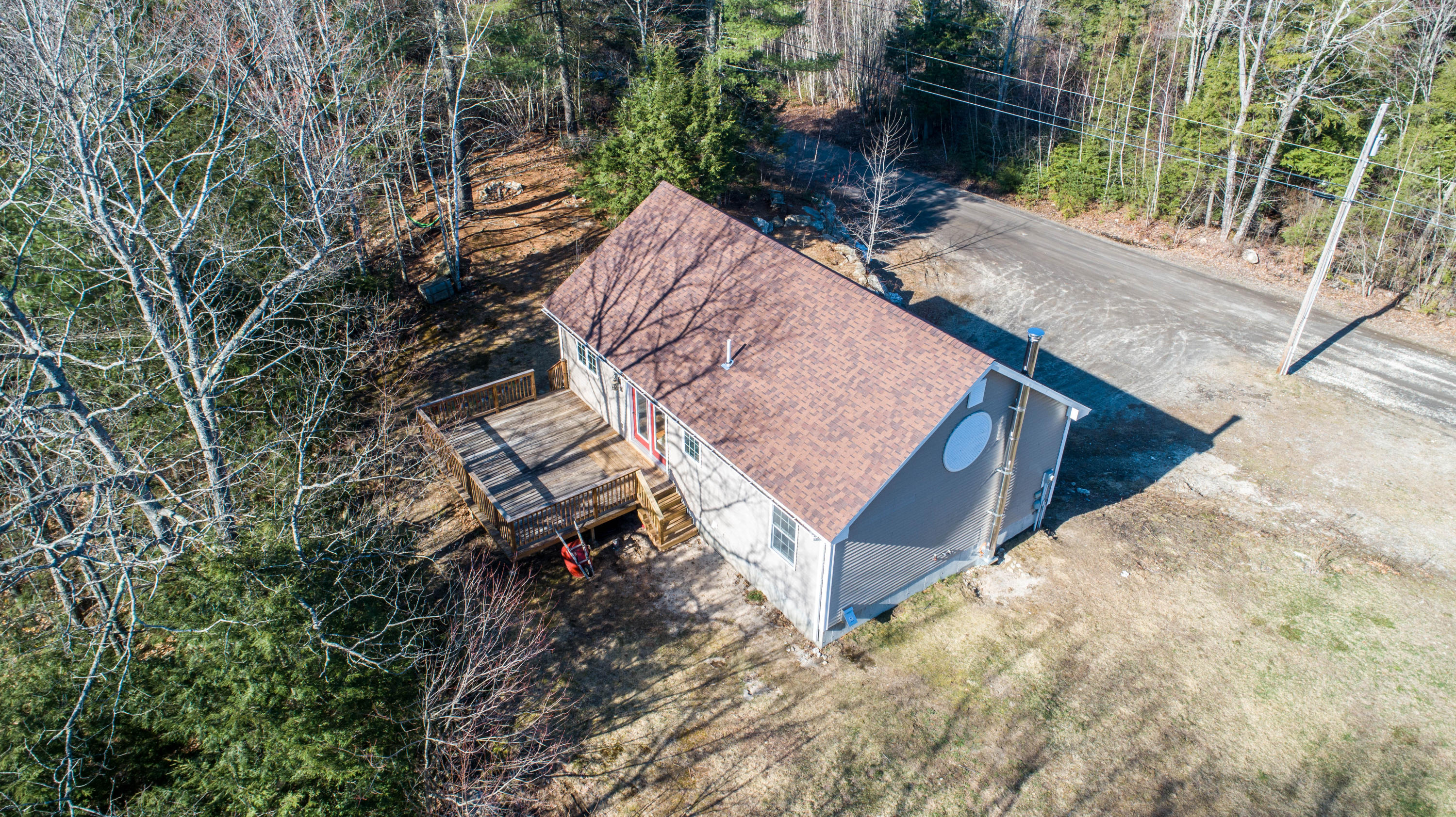 43 Perk's Peak Road Windham, ME 04062 - Photo 38 of 38 Aerial view