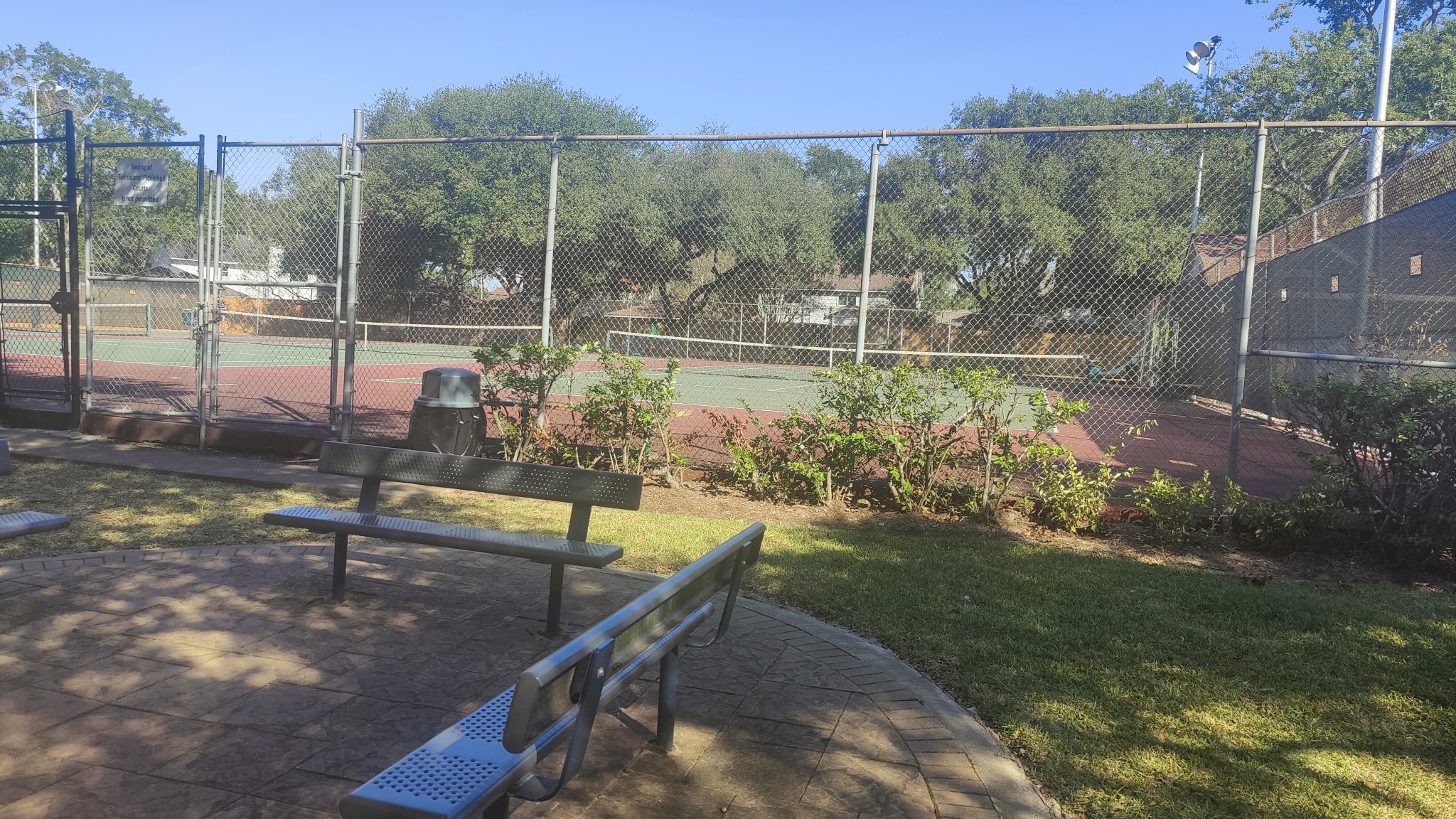 13903 Chevy Chase Drive Houston, TX 77077 - Photo 46 of 48 a view of a garden from a patio
