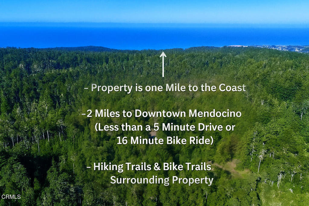 43535 Comptche Ukiah Road Mendocino, CA 95460 - Photo 3 of 12 How close you are to the ocean!