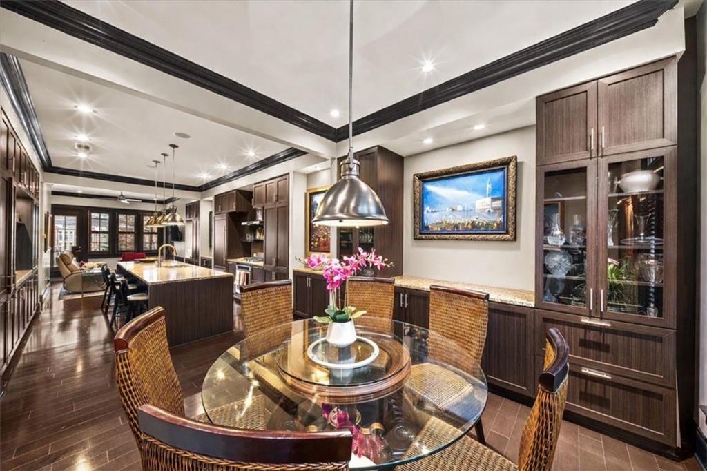 2916 Hermance Drive Northeast Atlanta, GA 30319 - Photo 5 of 38 a dining room with furniture and wooden floor