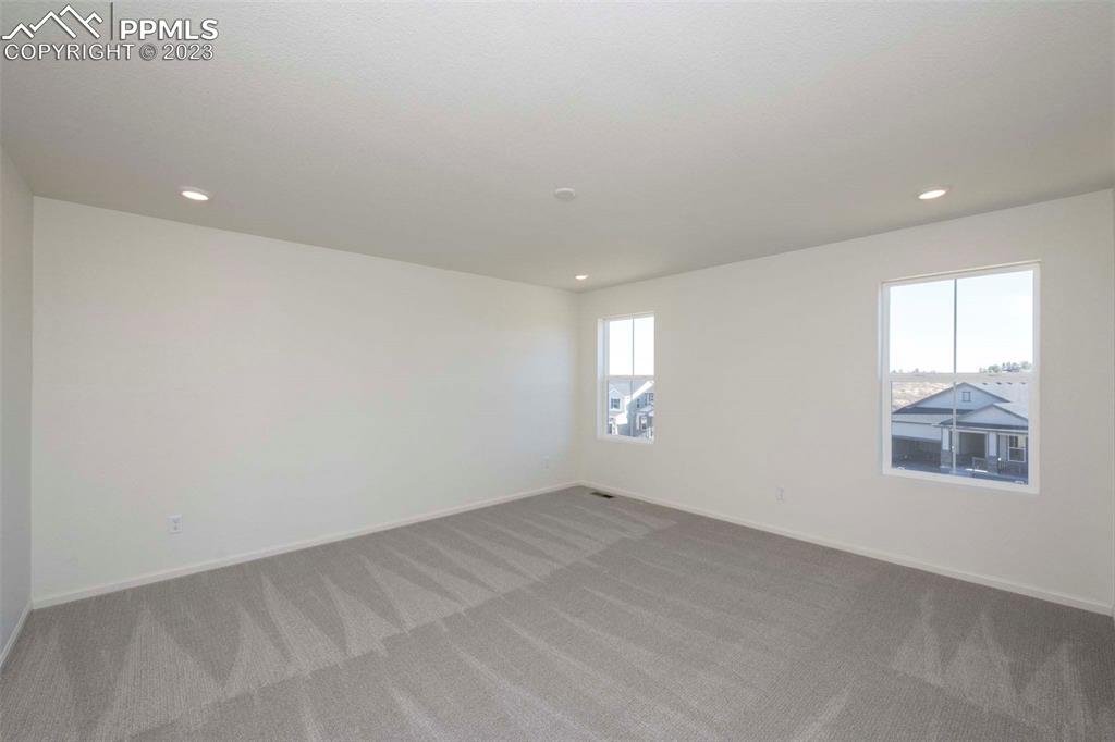 2039 Peachleaf Loop Castle Rock, CO 80108 - Photo 19 of 23 an empty room with windows