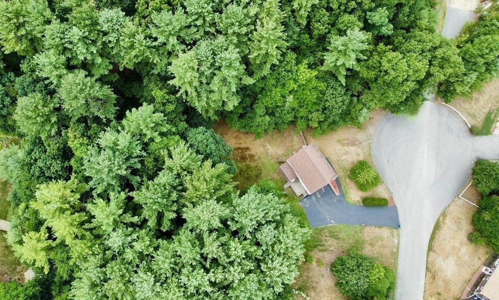 8 Comanche Circle Billerica, MA 01821 - Photo 31 of 35 an aerial view of residential house with outdoor space and trees around