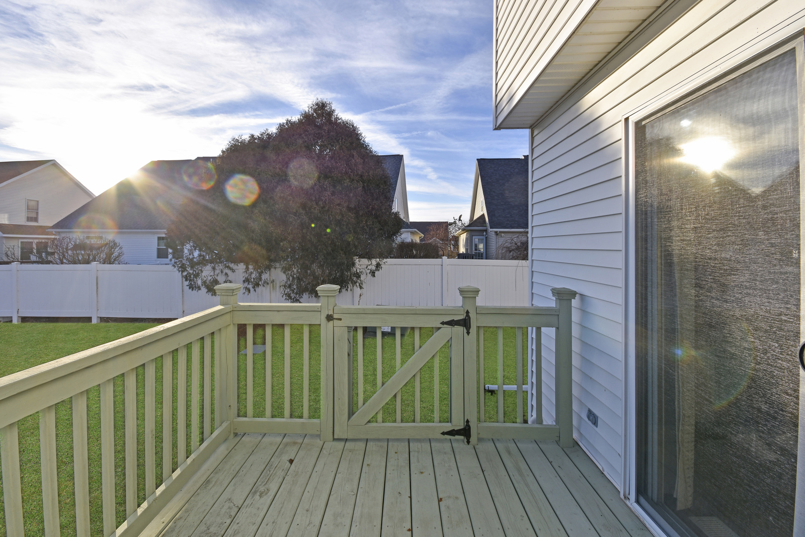 5 Andy Court, Unit 4 Bloomington, IL 61704 - Photo 45 of 52 a view of balcony with wooden floor