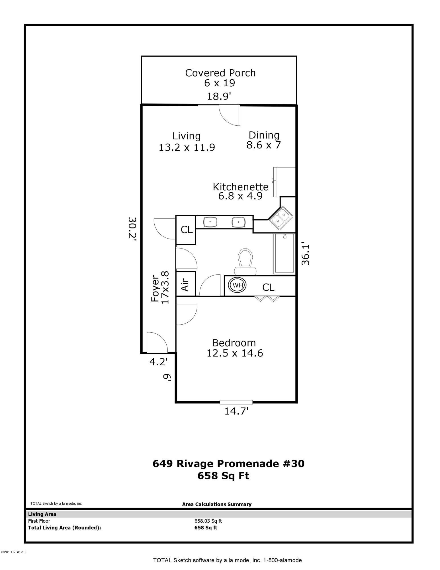 649 Rivage Promenade, Unit 30 Wilmington, NC 28412 - Photo 34 of 34 Floor Plans 649 Rivage Promenade