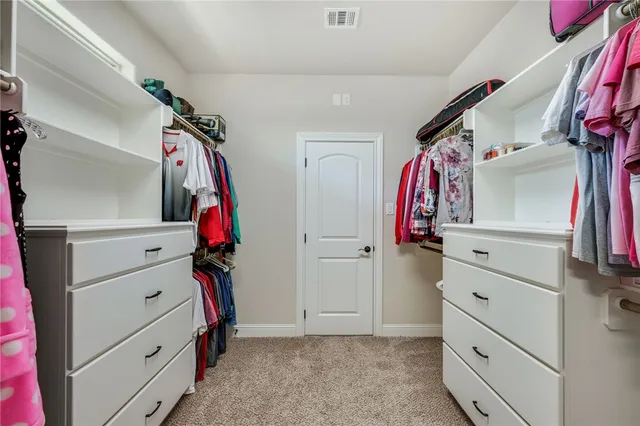 a view of walk in closet