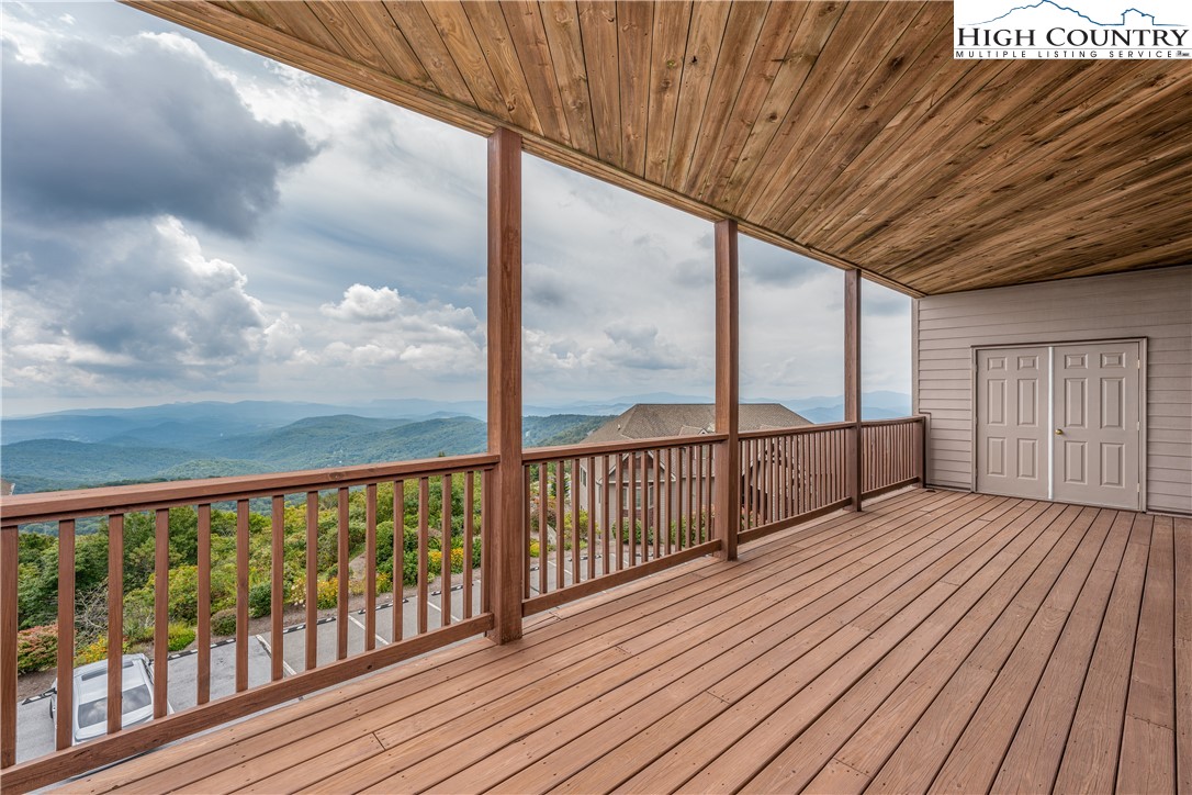 299 Trails End Extension, Unit 37C Sugar Mountain, NC 28604 - Photo 11 of 38 a view of wooden deck