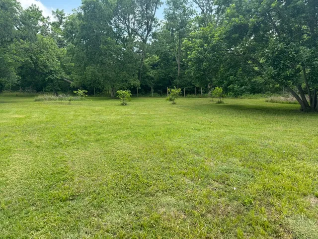 a view of outdoor space with deck and yard